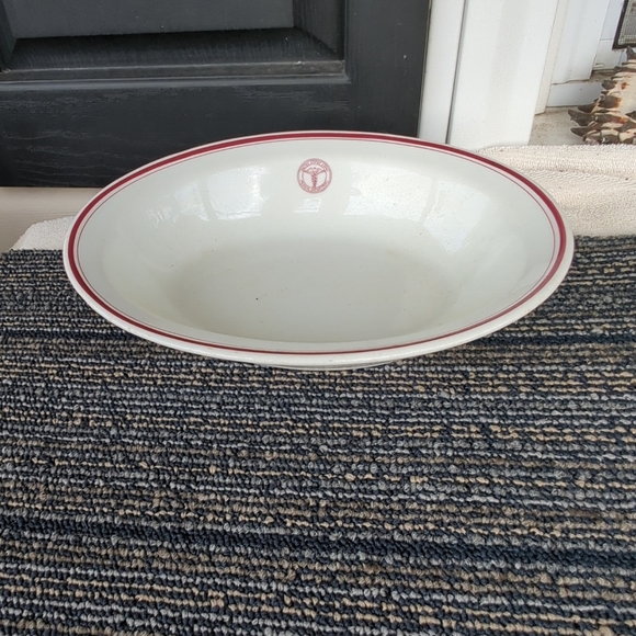 1930 United States Army Medical Department  World War II Oval Glass Bowl - Picture 8 of 10